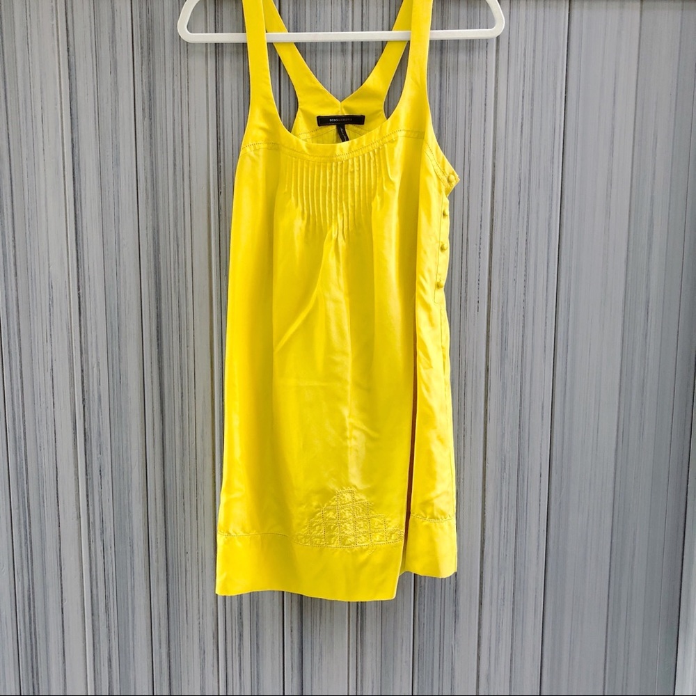 BCBG Yellow Evening Dress
